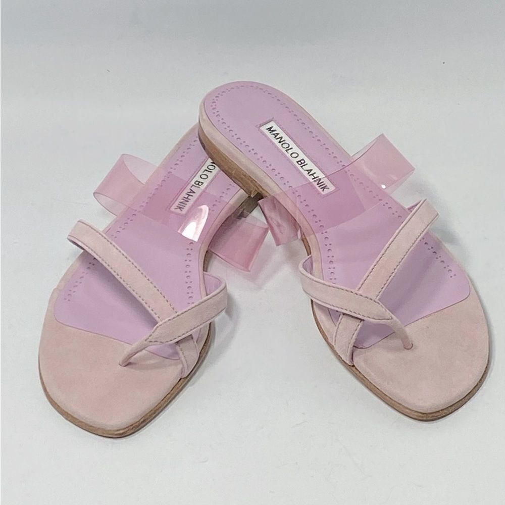 Manolo Blahnik Susina Suede Sandals size 36